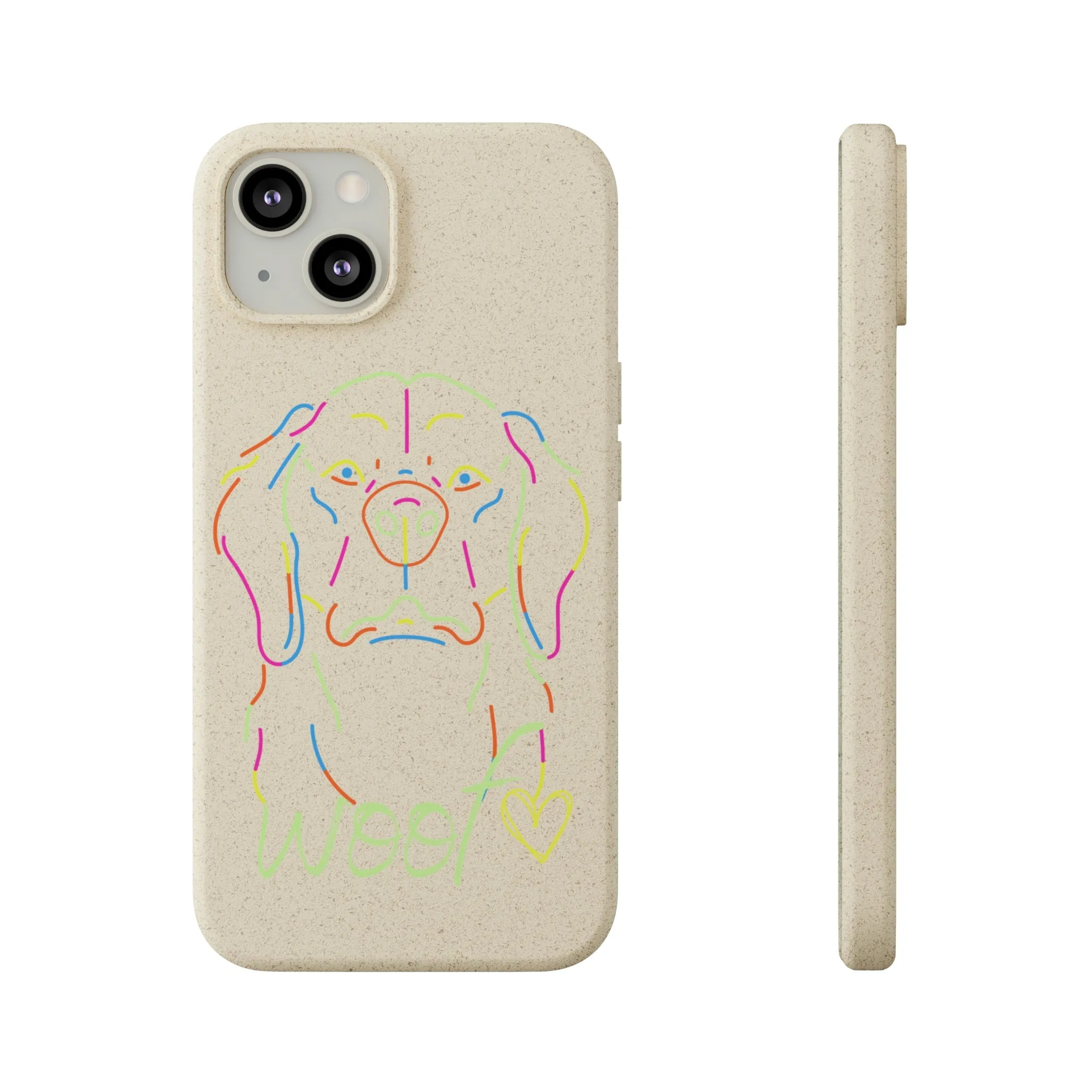 Neon Dog Biodegradable Cases