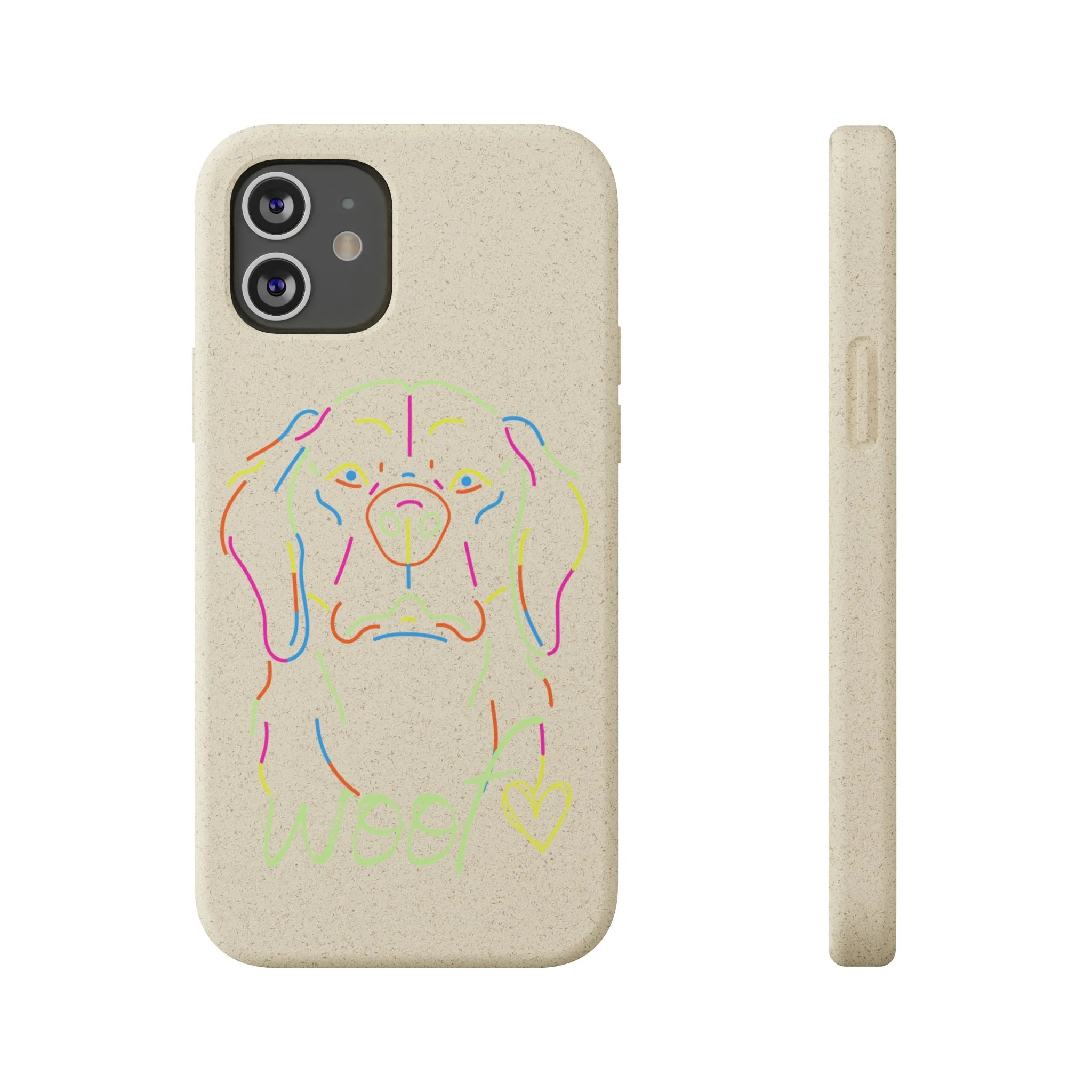 Neon Dog Biodegradable Cases