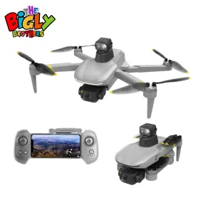 New Release The Bigly Brothers GD97 Midnight Theta Drone, 4 Directional Laser Avoidance System, 60mins Flying Time, 4k HD 3-Axis Gimbal Camera, One Key Return Home, Follow Me Mode