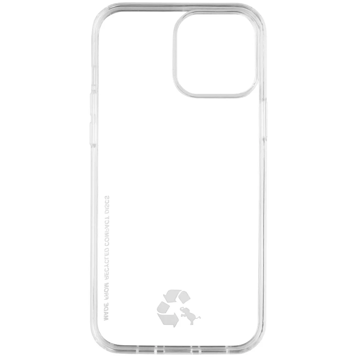 Nimble Disc Series Recycled Eco Case for iPhone 13 Pro Max/12 Pro Max - Clear