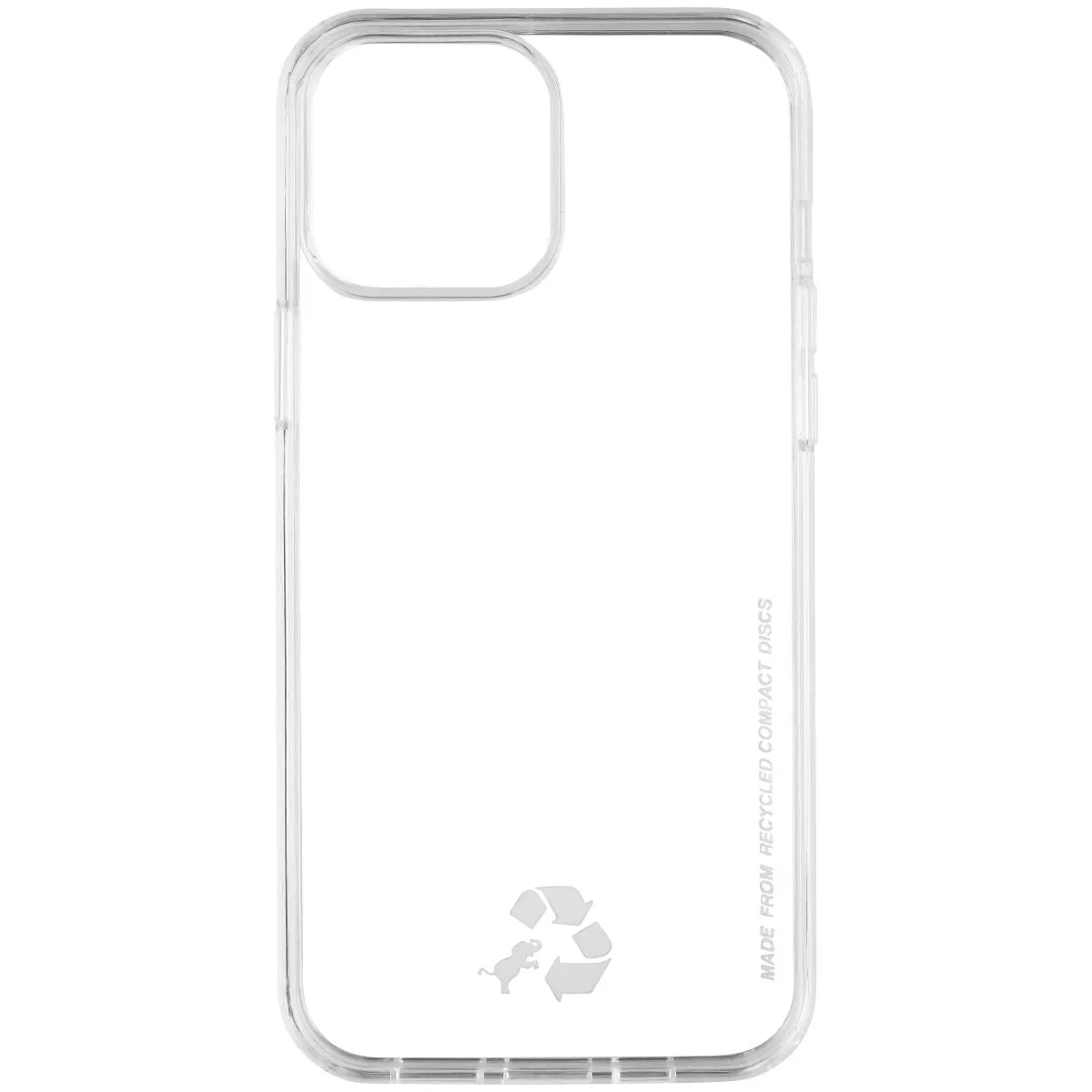 Nimble Disc Series Recycled Eco Case for iPhone 13 Pro Max/12 Pro Max - Clear