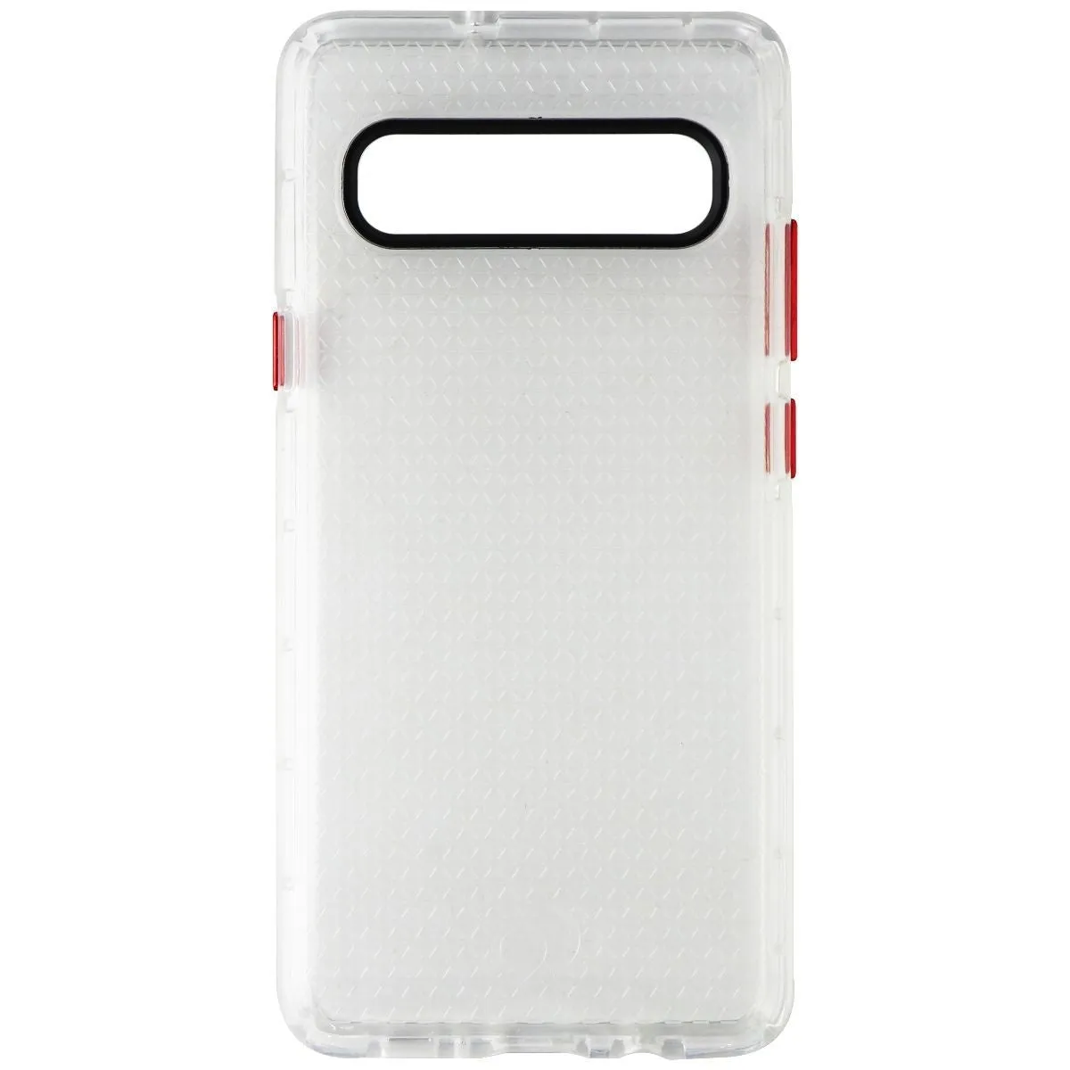 Nimbus9 Phantom 2 Series Flexible Gel Case for Samsung Galaxy S10 5G - Clear/Red