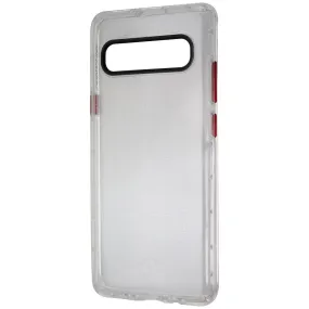 Nimbus9 Phantom 2 Series Flexible Gel Case for Samsung Galaxy S10 5G - Clear/Red