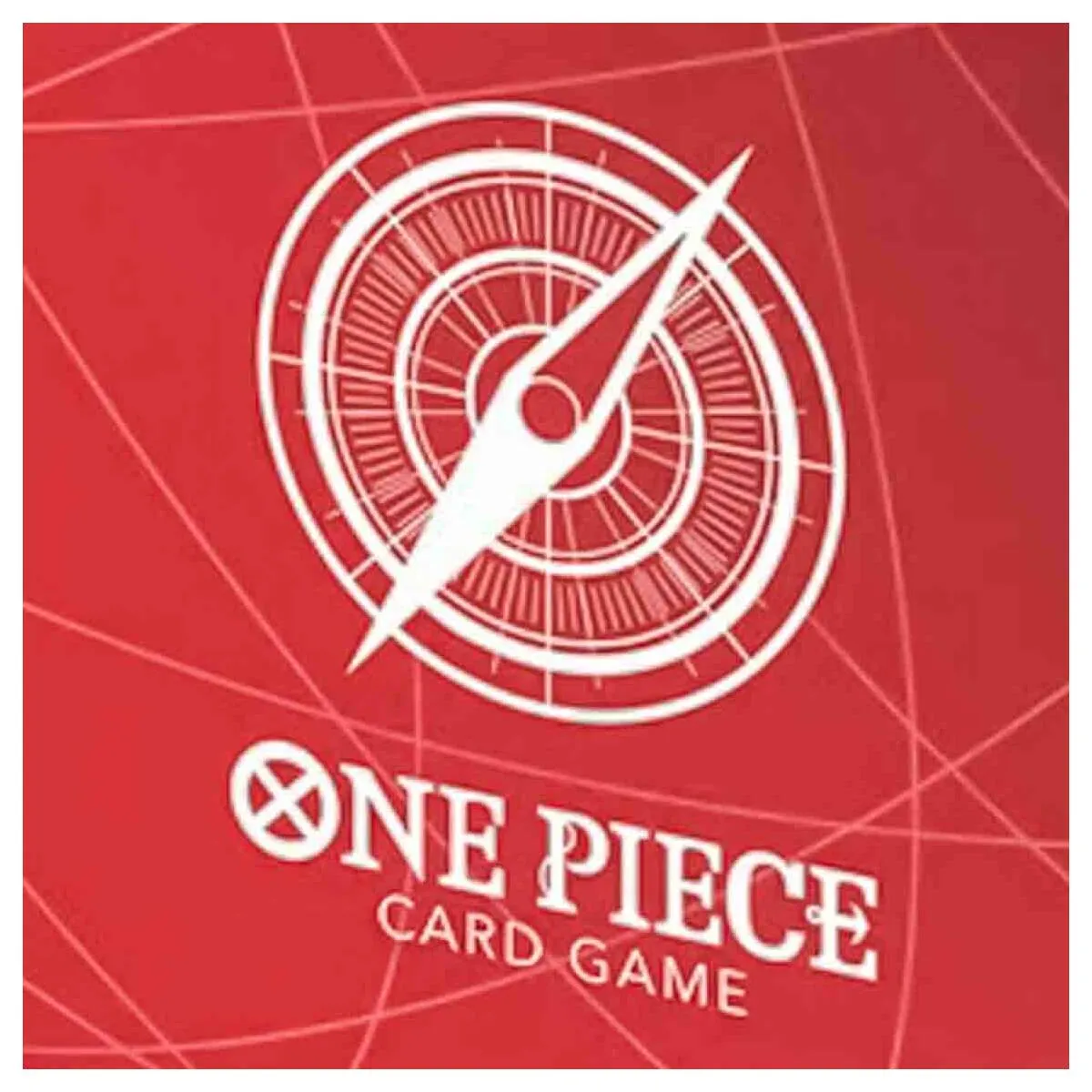 One Piece Card Game: Clear Card Case Standard Red