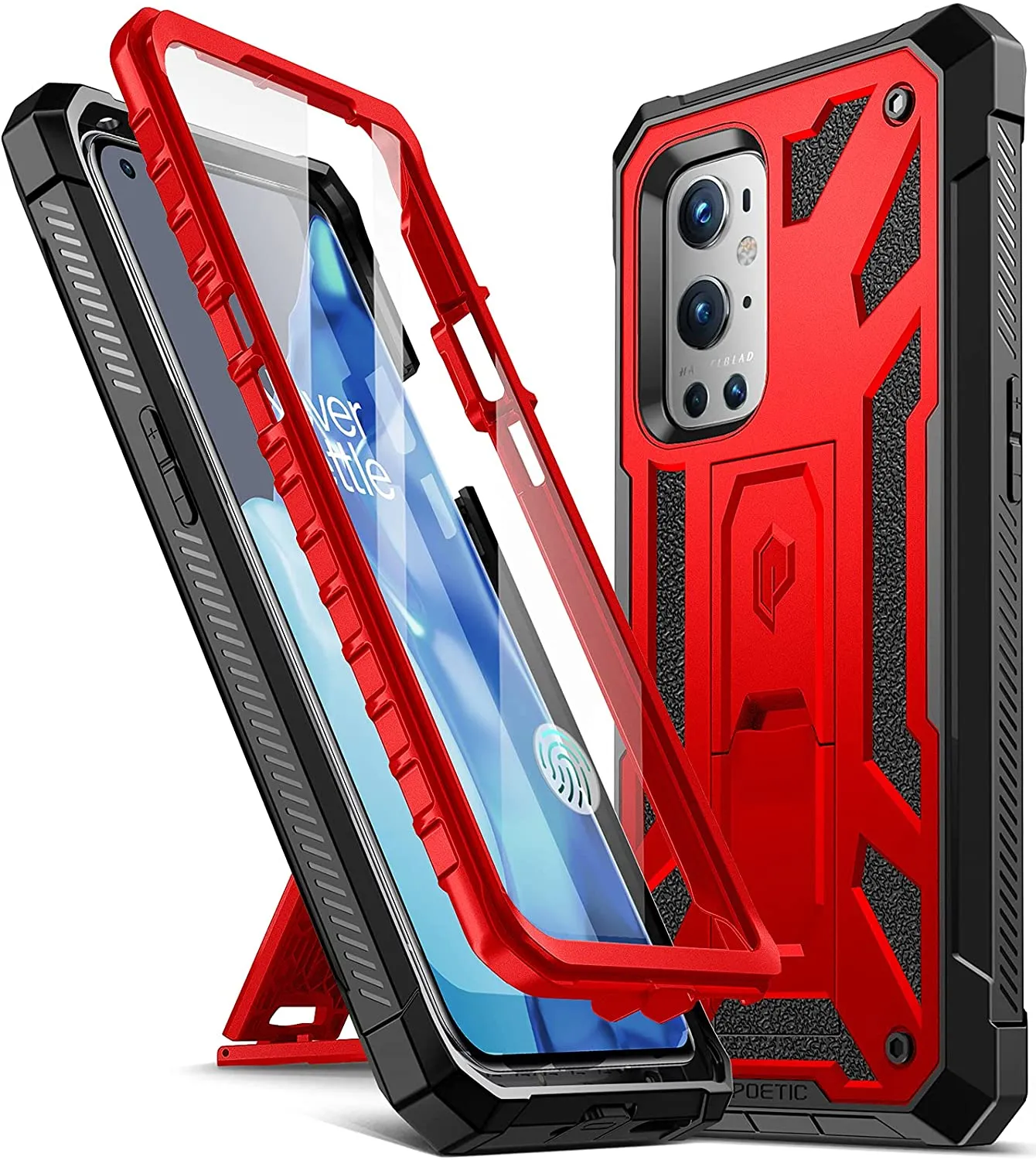 OnePlus 9 Pro Case With Kickstand Built-in Screen Protector