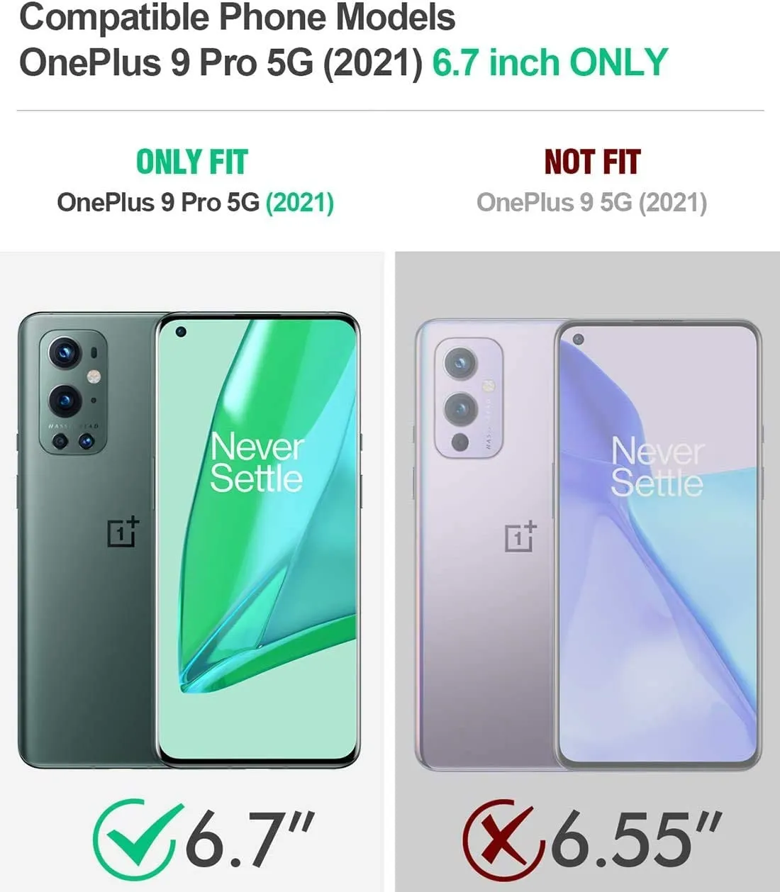 OnePlus 9 Pro Case With Kickstand Built-in Screen Protector