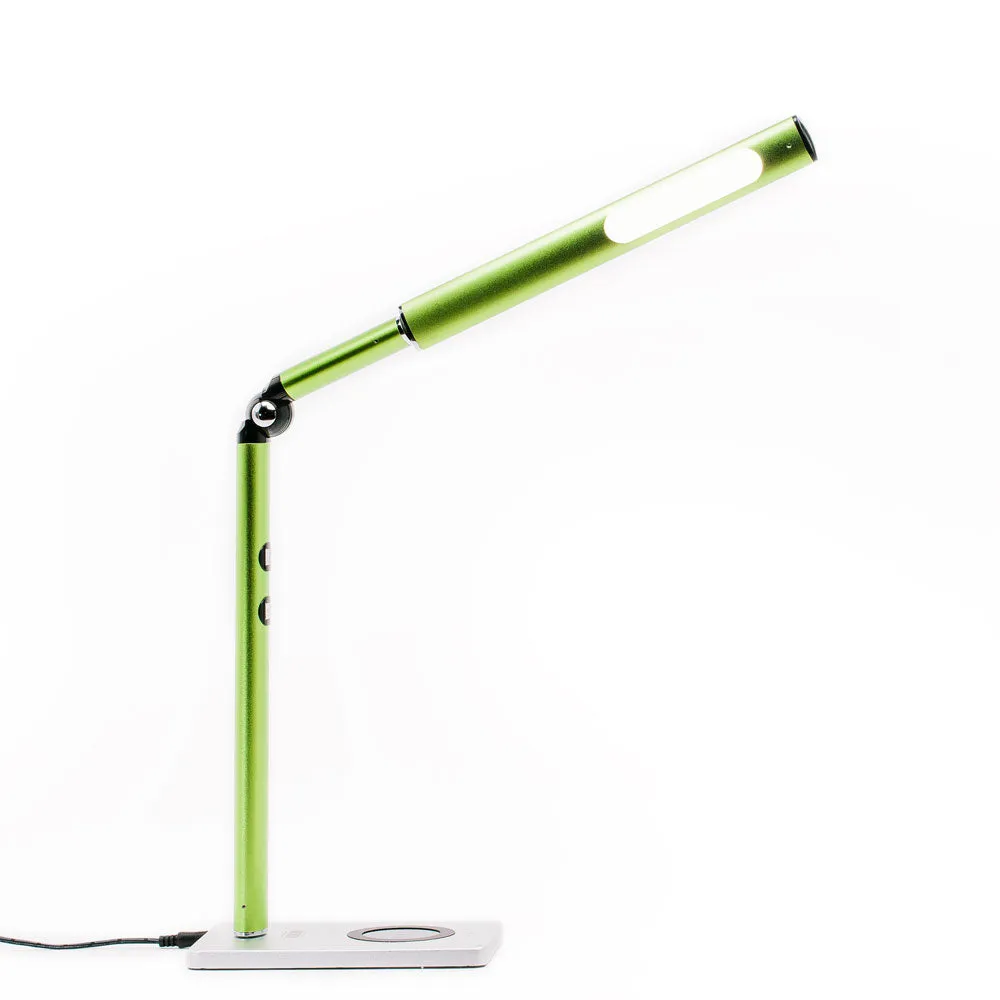 Otsego Dynamic Color LED Desk Lamp w/Wireless   USB Charging