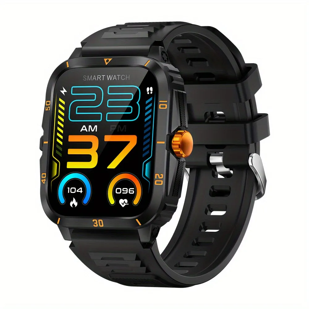 Outdoor Smart Watch (Answer/Make Calls), Sport Fitness Watch For iPhone And Androidos Phones, Waterproof Smart Watch With 100 Sport Modes/Long Battery Life