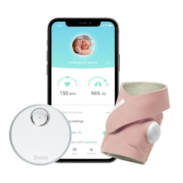 Owlet Smart Sock 3 Baby Health and Oxygen Monitor