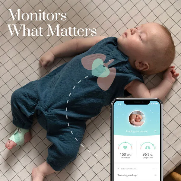 Owlet Smart Sock 3 Baby Health and Oxygen Monitor