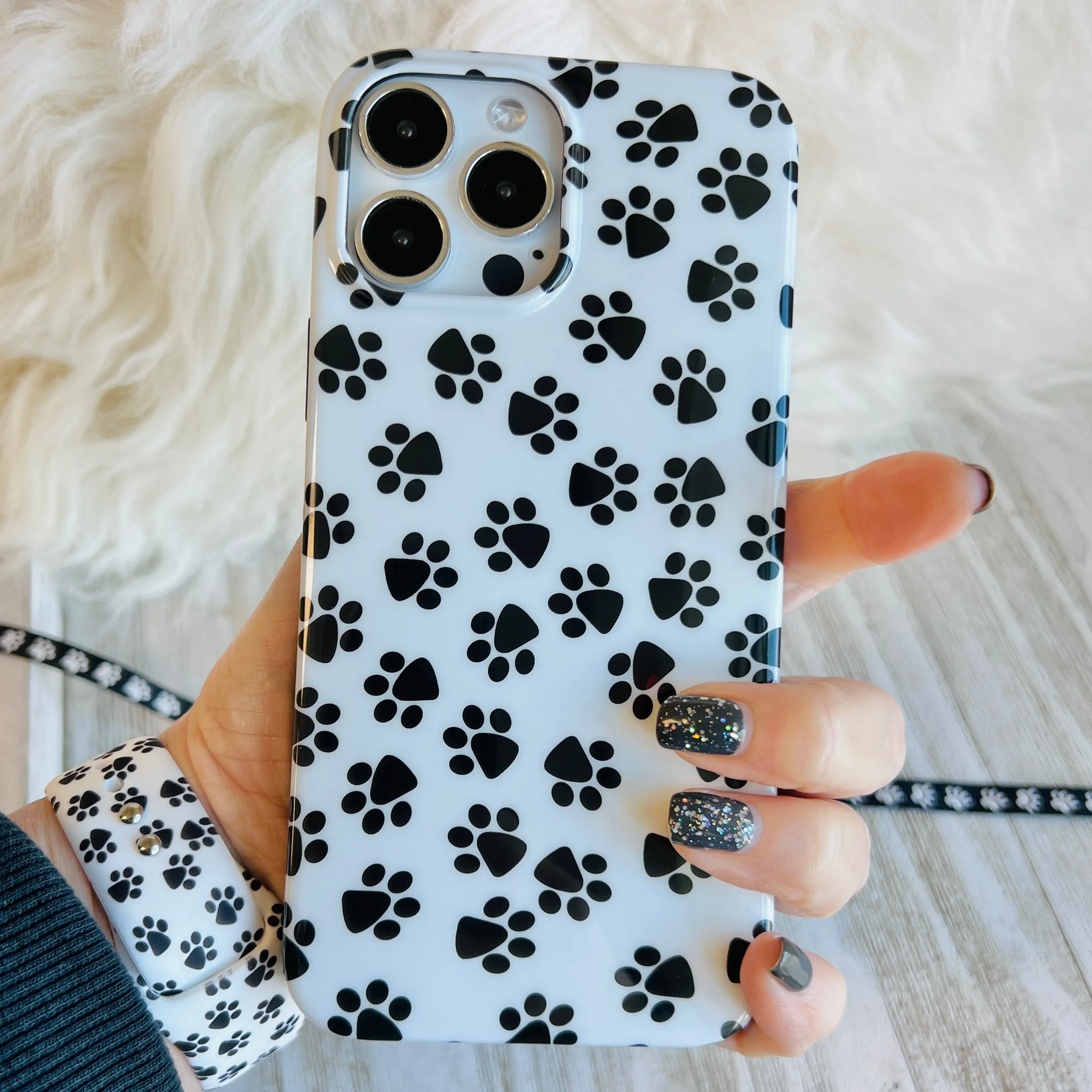 Paw Print Phone Case For iPhone