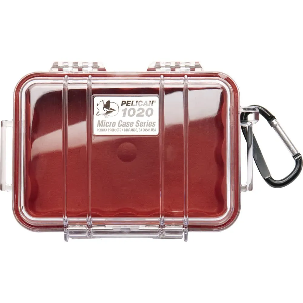 Pelican 1020 Micro Case (Clear Red)