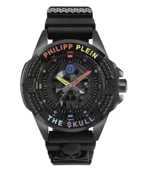 Philipp Plein Mens Watch The Skull Black Rainbow PWAAA0621