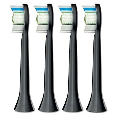 Philips DiamondClean Black Replacement Heads – 4 Pack