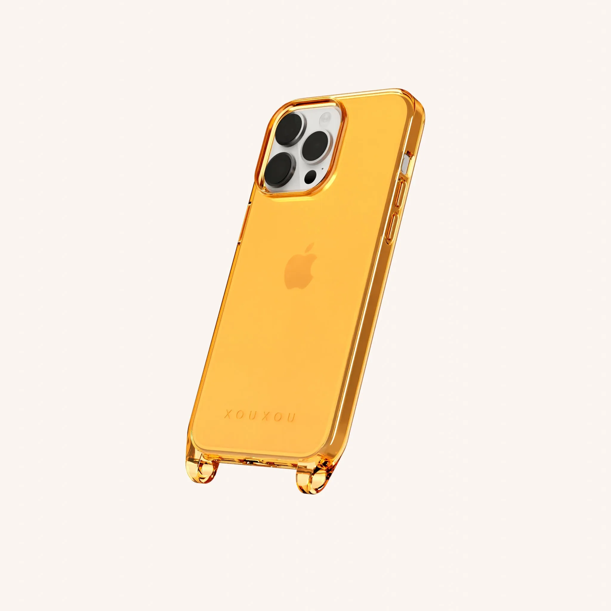 Phone Case with Eyelets in Mel Clear