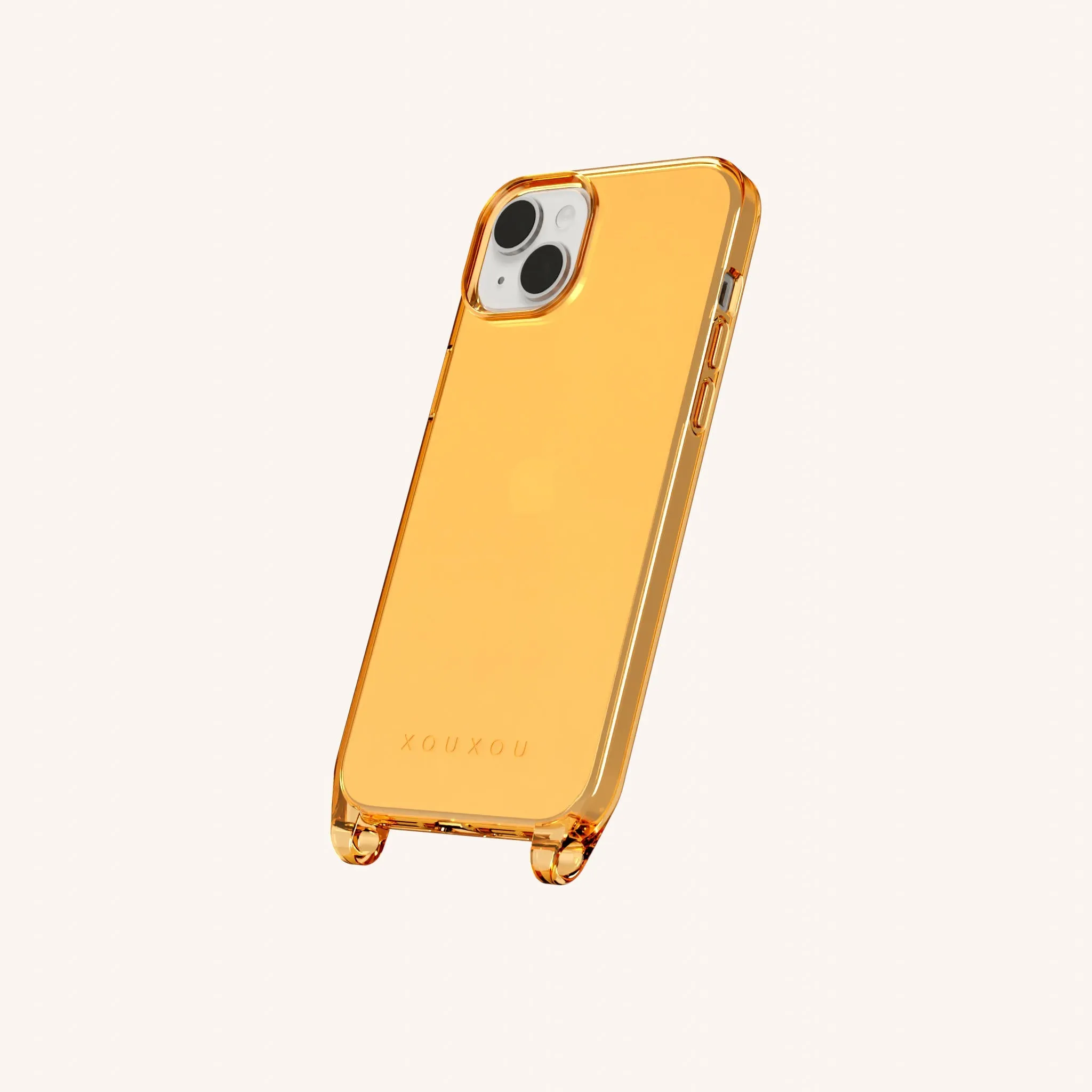 Phone Case with Eyelets in Mel Clear