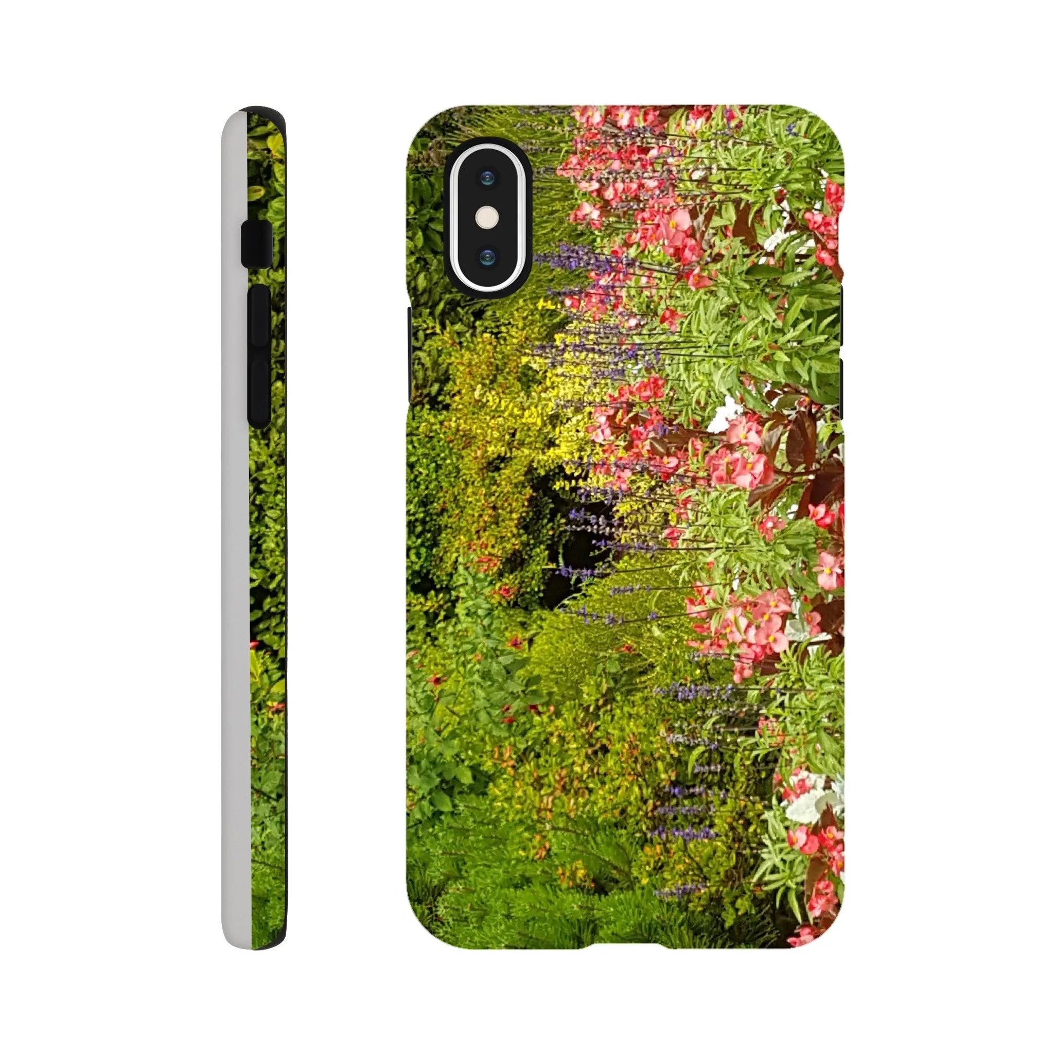 Pink flower garden phone case