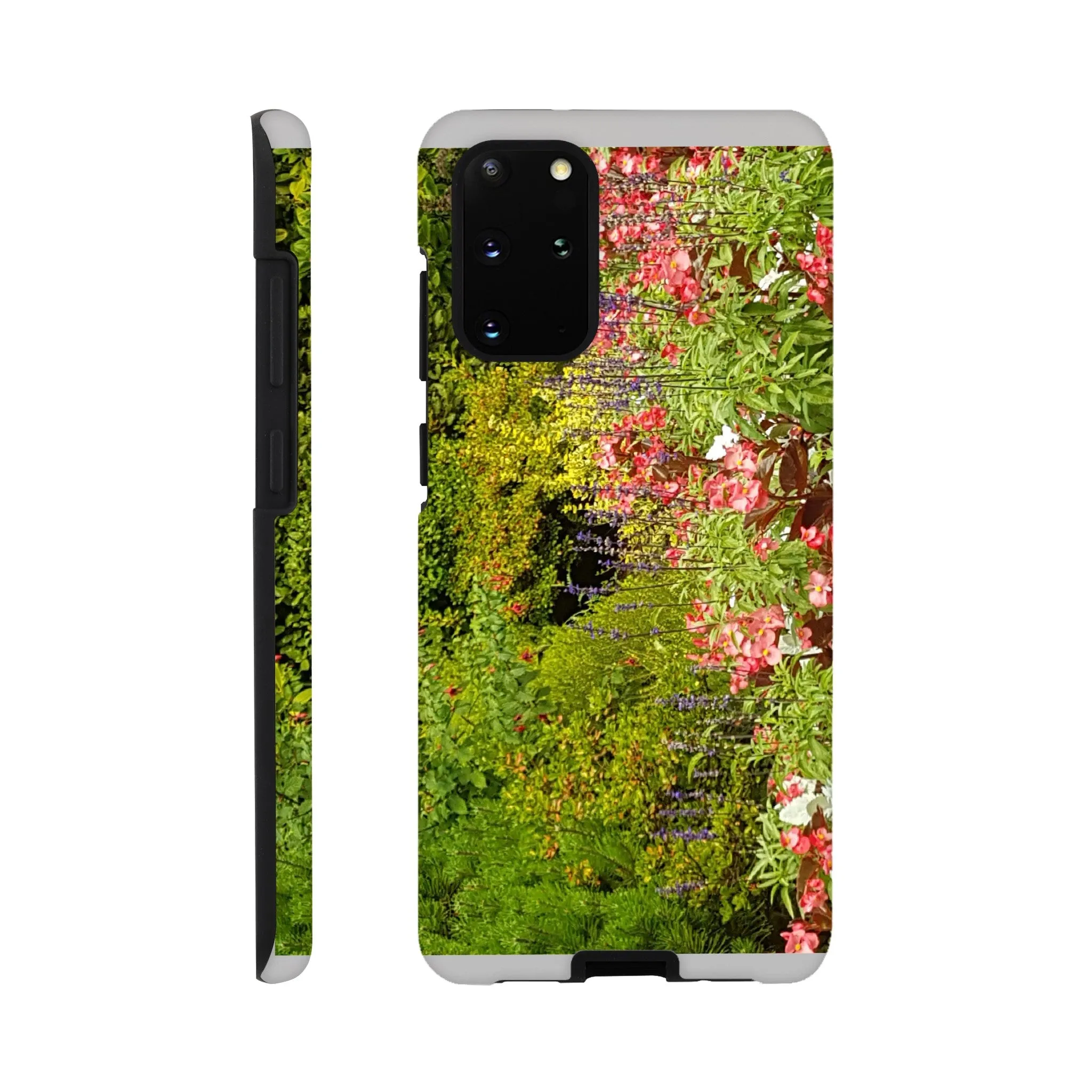 Pink flower garden phone case