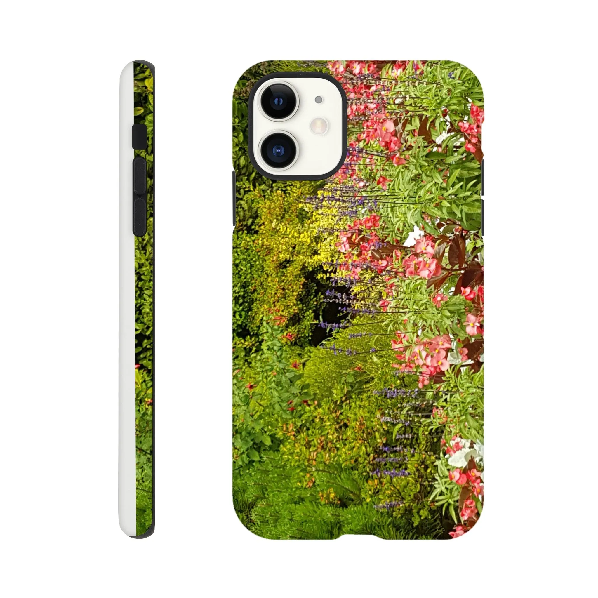 Pink flower garden phone case