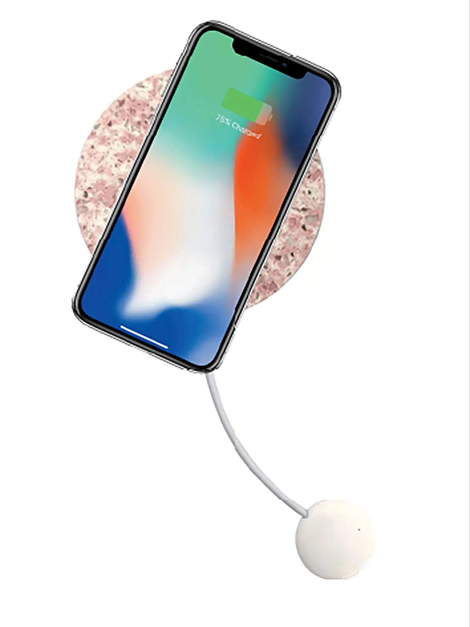 Pink Granite Wireless Charging Pad