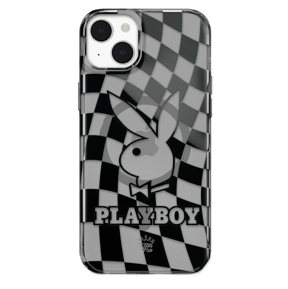 Playboy Checkmate Clear iPhone Case