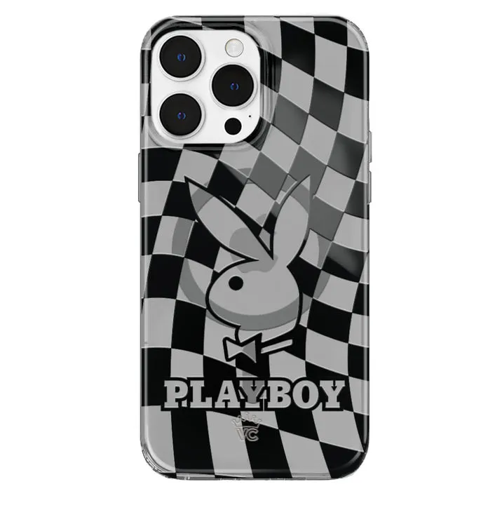 Playboy Checkmate Clear iPhone Case