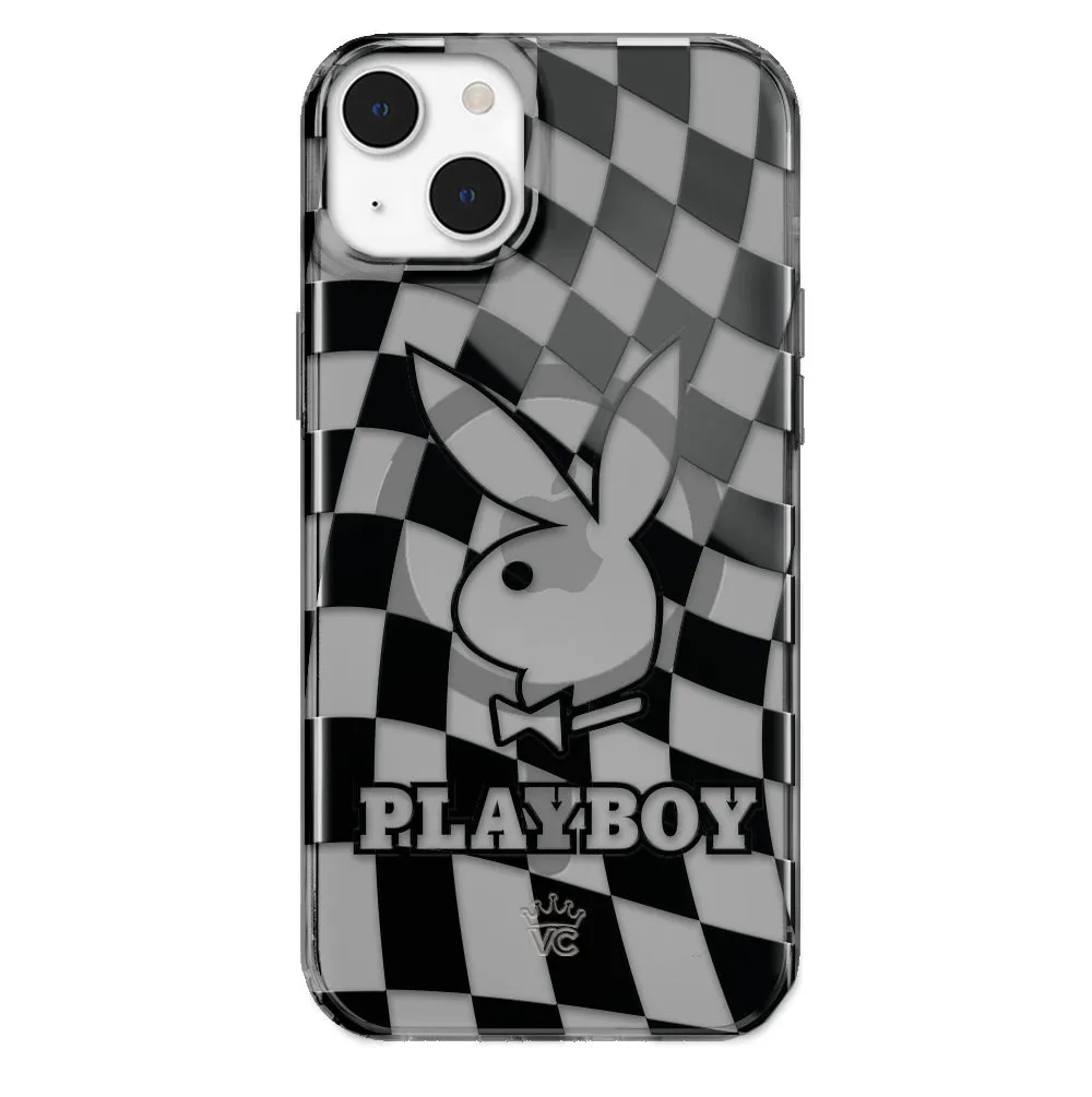 Playboy Checkmate Clear iPhone Case