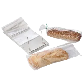 Poly Bread Bag Clear Wicketed 11" x 4" x 14" 1 Mil - 1000/Case