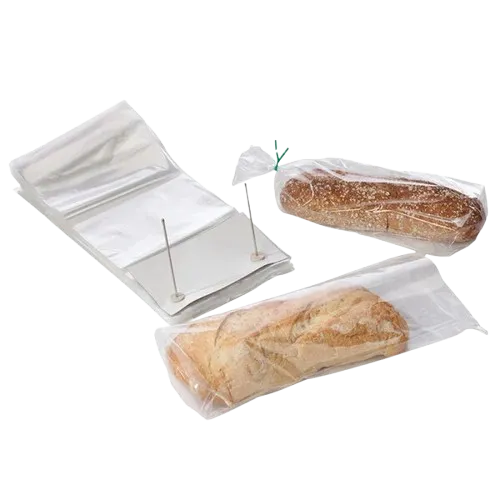 Poly Bread Bag Clear Wicketed 11" x 4" x 14" 1 Mil - 1000/Case