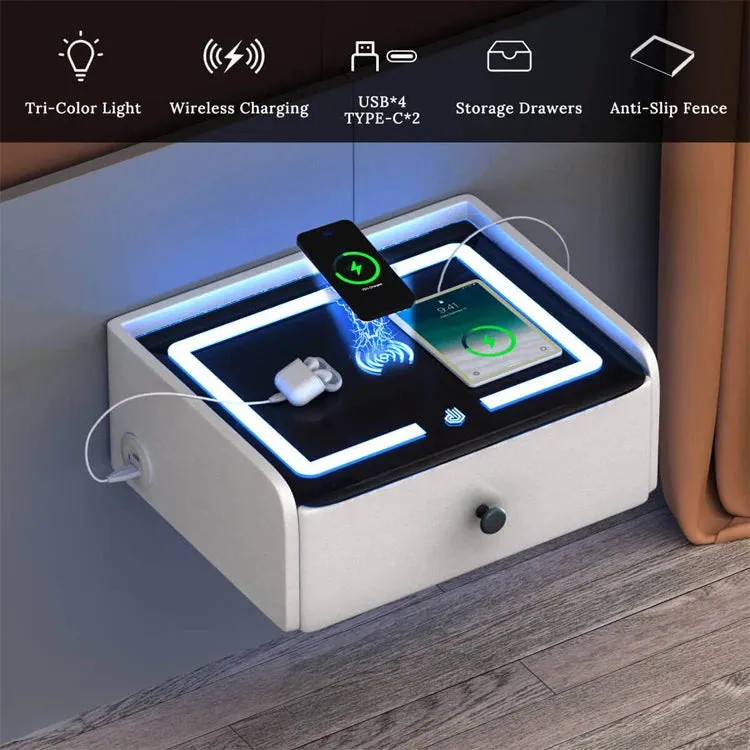 Power Multimedia Hub Wireless Charging Smart Side Table