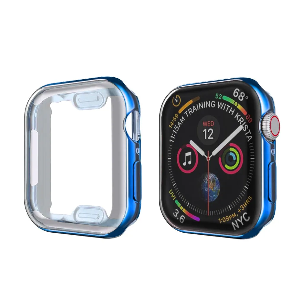 ProBefit 360 Slim Watch Cover for Apple Watch Case 5 4 3 2 1 42MM 38MM Soft Clear TPU Screen Protector for iWatch 4 3 44MM 40MM