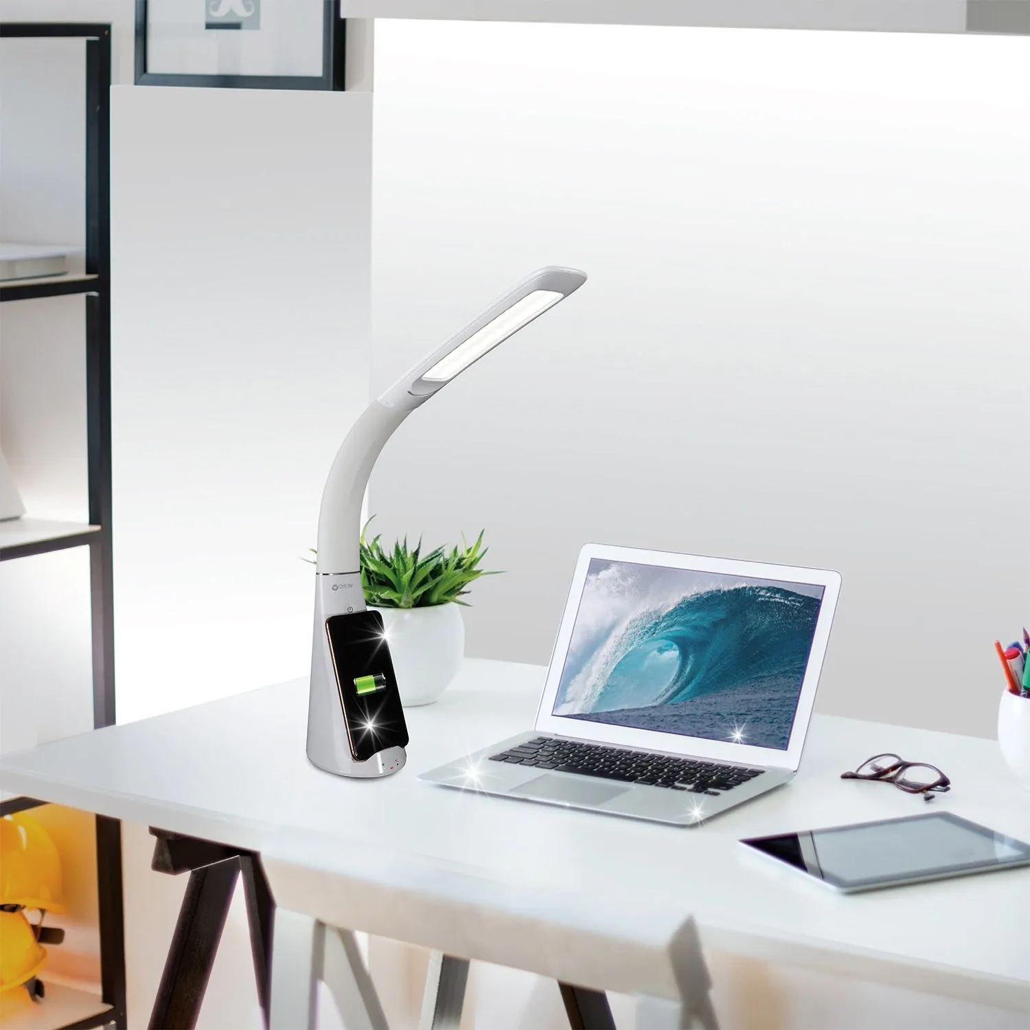 Purify Sanitizing LED Desk Lamp USB/Wireless Charging