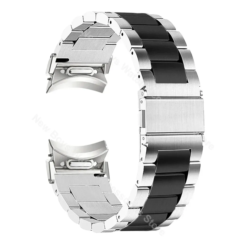 Quick fit stainless steel band for Samsung Galaxy Watch 7 6 4 5 pro 40 44mm 45 42 46mm no gap strap for watch6 classic 43mm 47mm