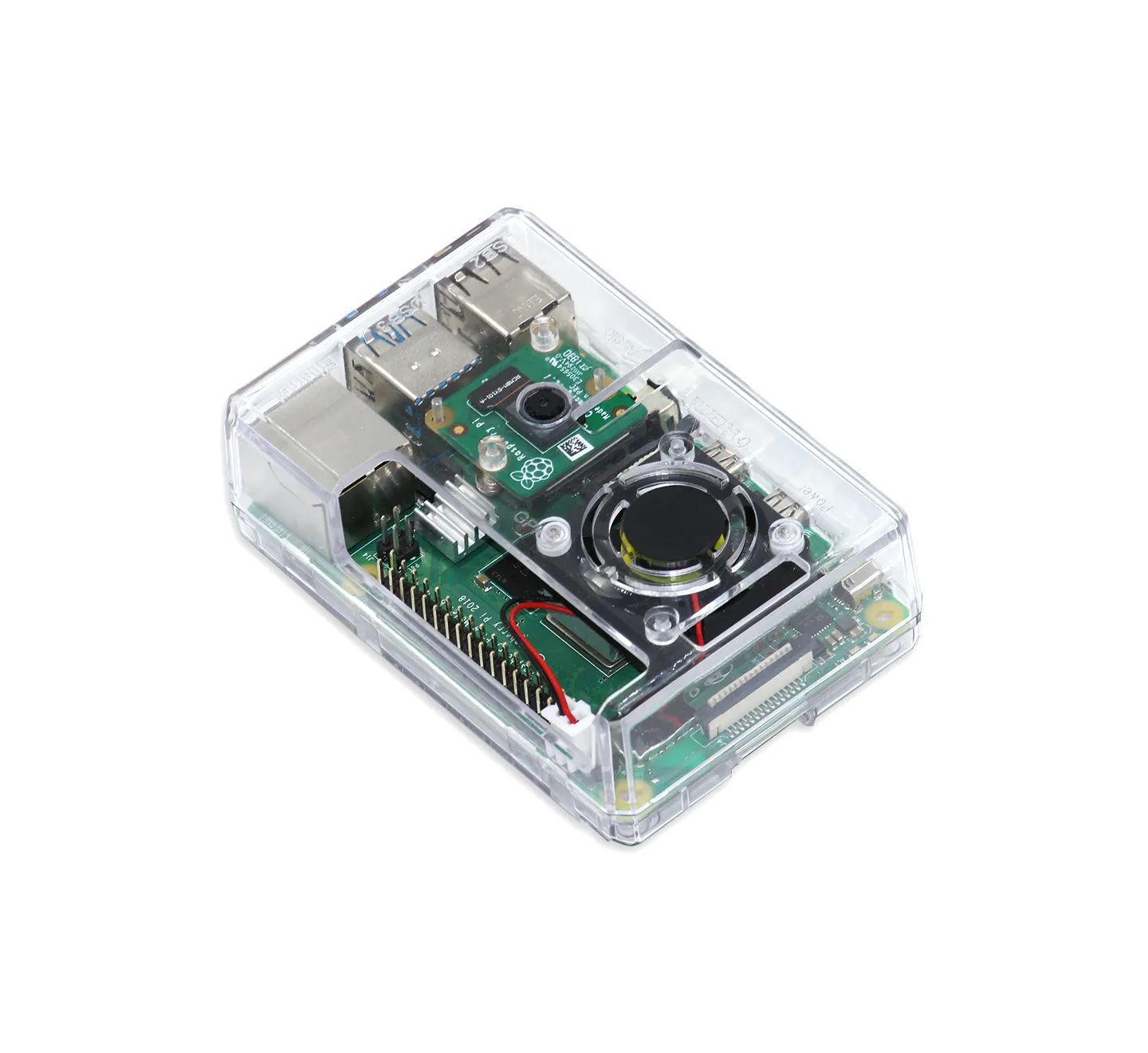 Raspberry Pi 4 Case, Clear