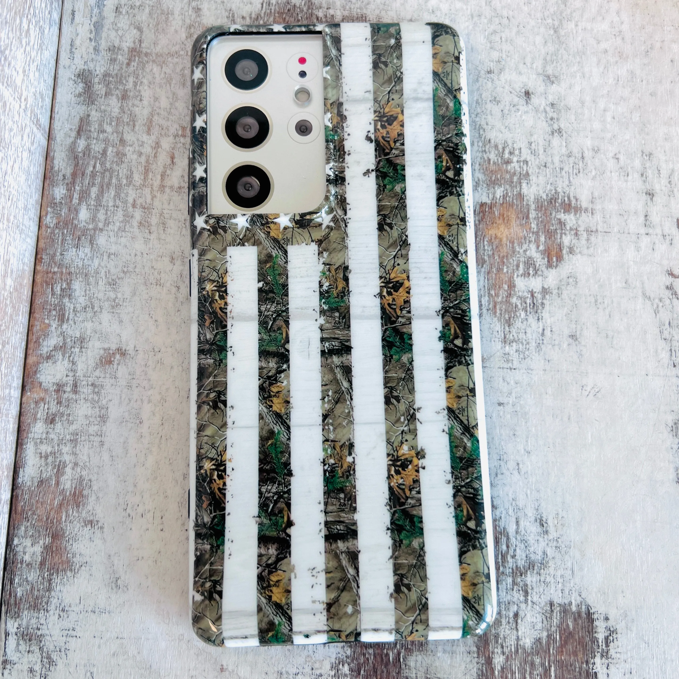 Rustic Camo Cell Phone Case For Samsung Galaxy