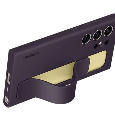 Samsung Galaxy S24 Ultra Standing Grip Case Dark Violet - EF-GS928CEEGWW