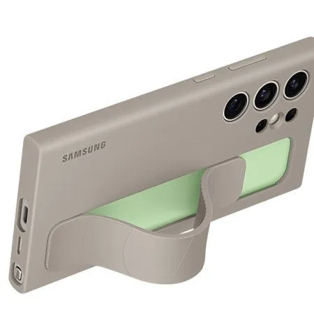 Samsung Galaxy S24 Ultra Standing Grip Case Taupe - EF-GS928CUEGWW