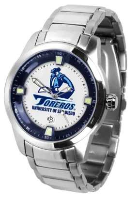 San Diego Toreros Titan Steel Men’s Watch