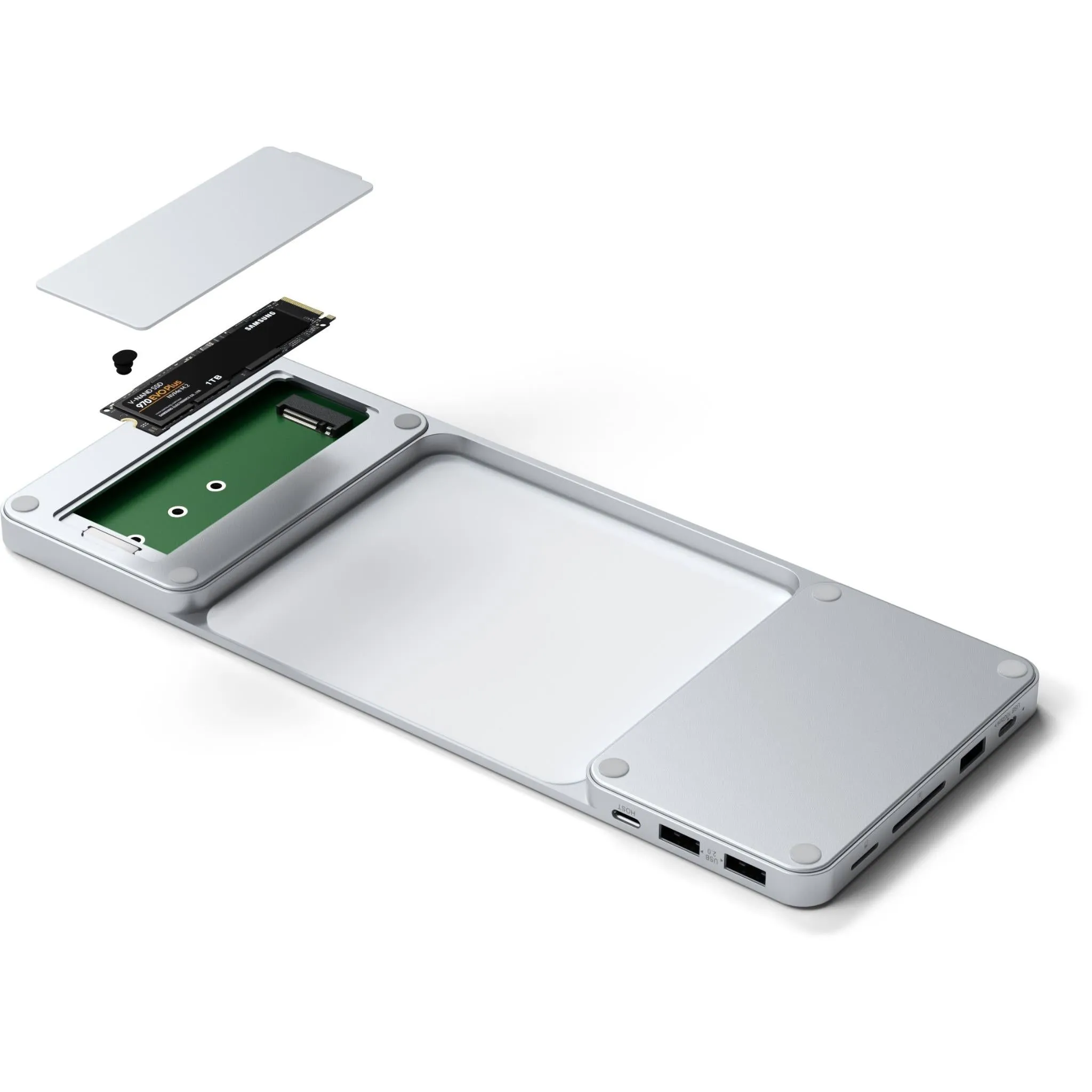 Satechi USB-C Slim Dock for 24" iMac (Silver)