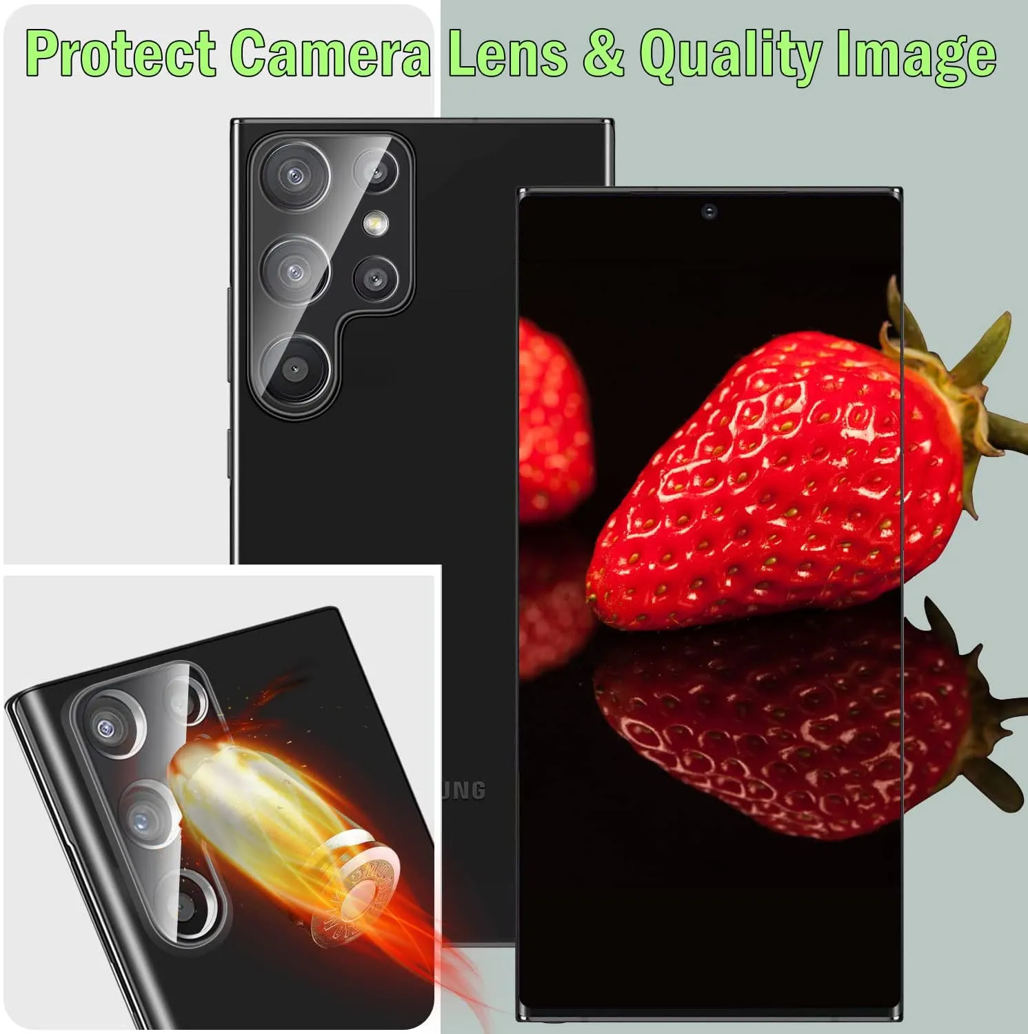 Screen Protector and Camera Lens Protector Galaxy S22 Ultra