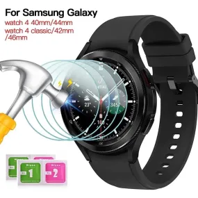 Screen Protector Tempered Glass For Samsung Galaxy Watch 4 40mm 44mm Watch 4 Classic 42mmม 46mm