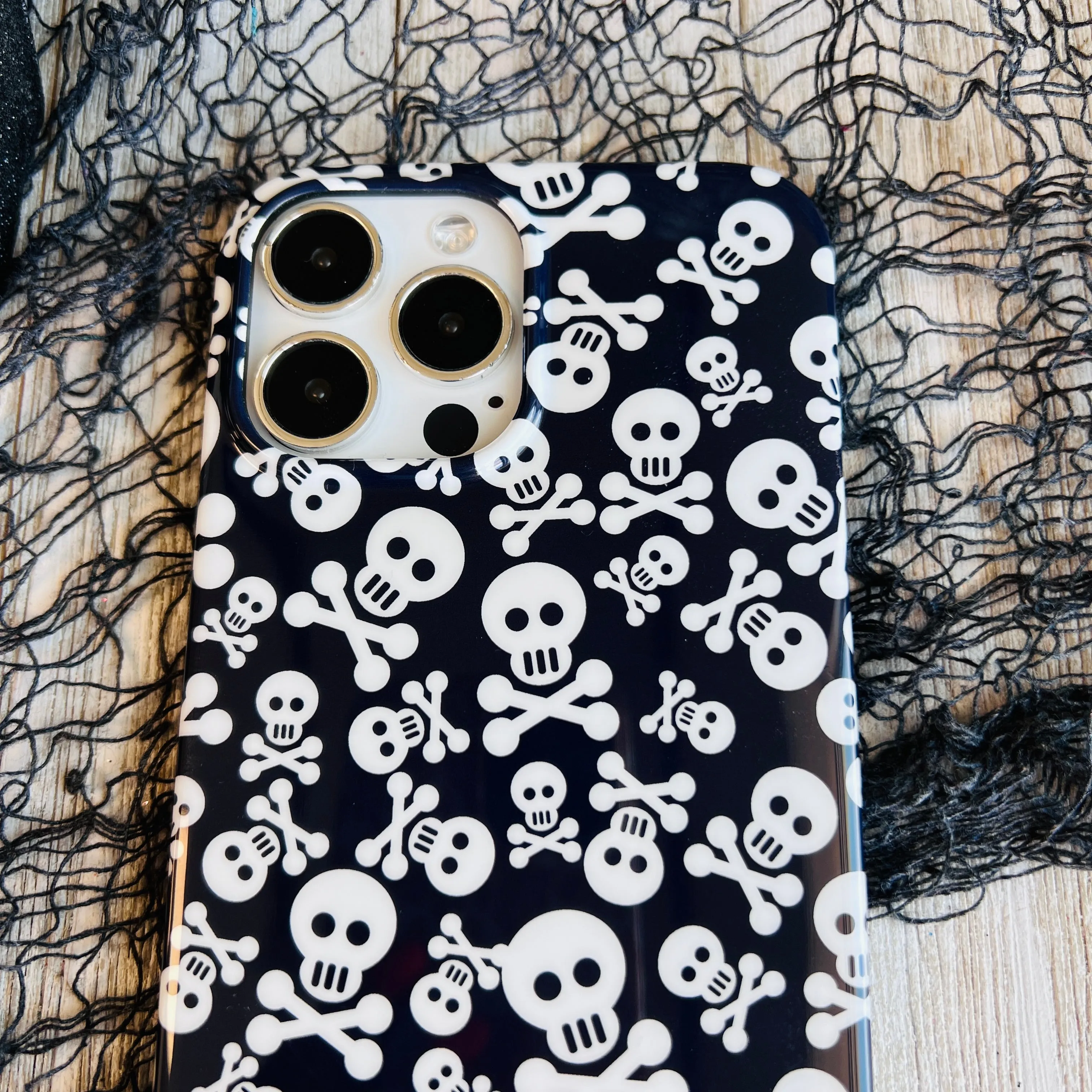 Skulls And Crossbones Phone Case For iPhone