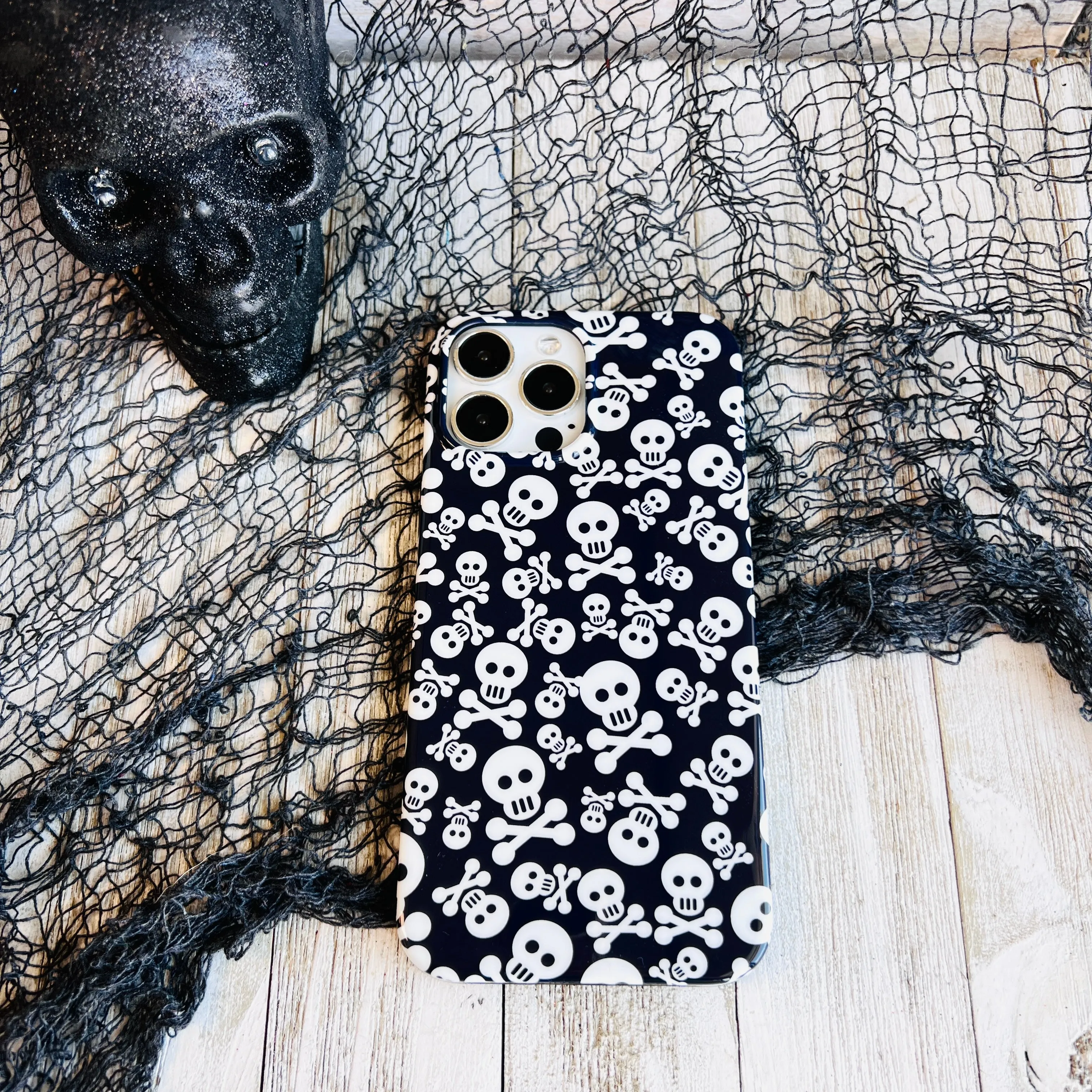 Skulls And Crossbones Phone Case For iPhone