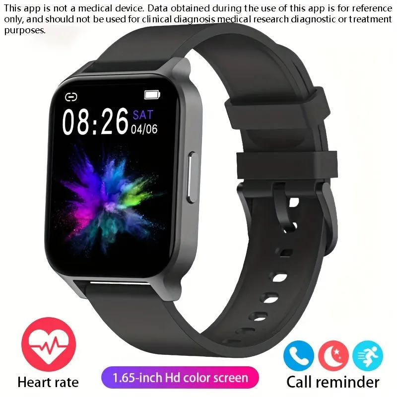 Smart Watch, 4.29 cm Full Touchscreen Smartwatch, Fitness Tracker, IP68 Waterproof Pedometer Watch For Women Men, Compatible With IOS & Android Phones