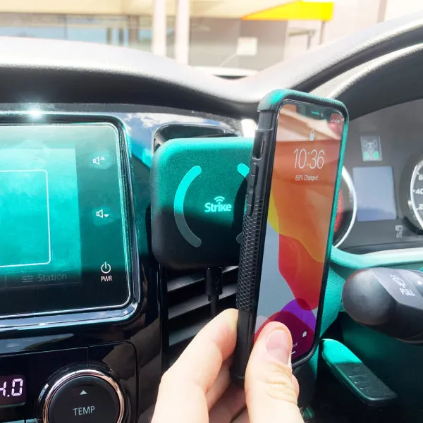 Strike Snap Wireless Charging Magnetic Car Phone Holder