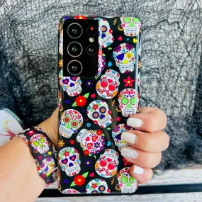 Sugar Skull Cell Phone Case For Samsung Galaxy