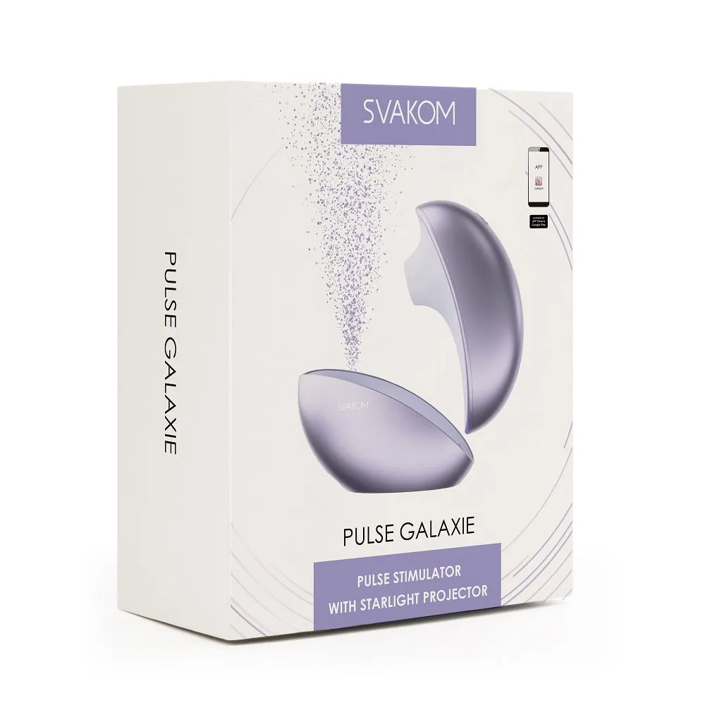 Svakom Galaxie Suction Vibrator with Mood Projector Midnight Lilac