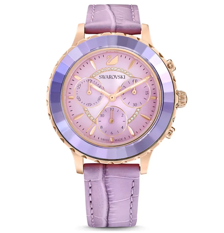 Swarovski Watch Octea Lux Chrono Purple 5632263