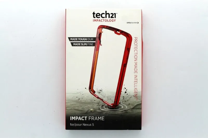 Tech21 Impact Frame Case for Nexus 5 - Red/Clear