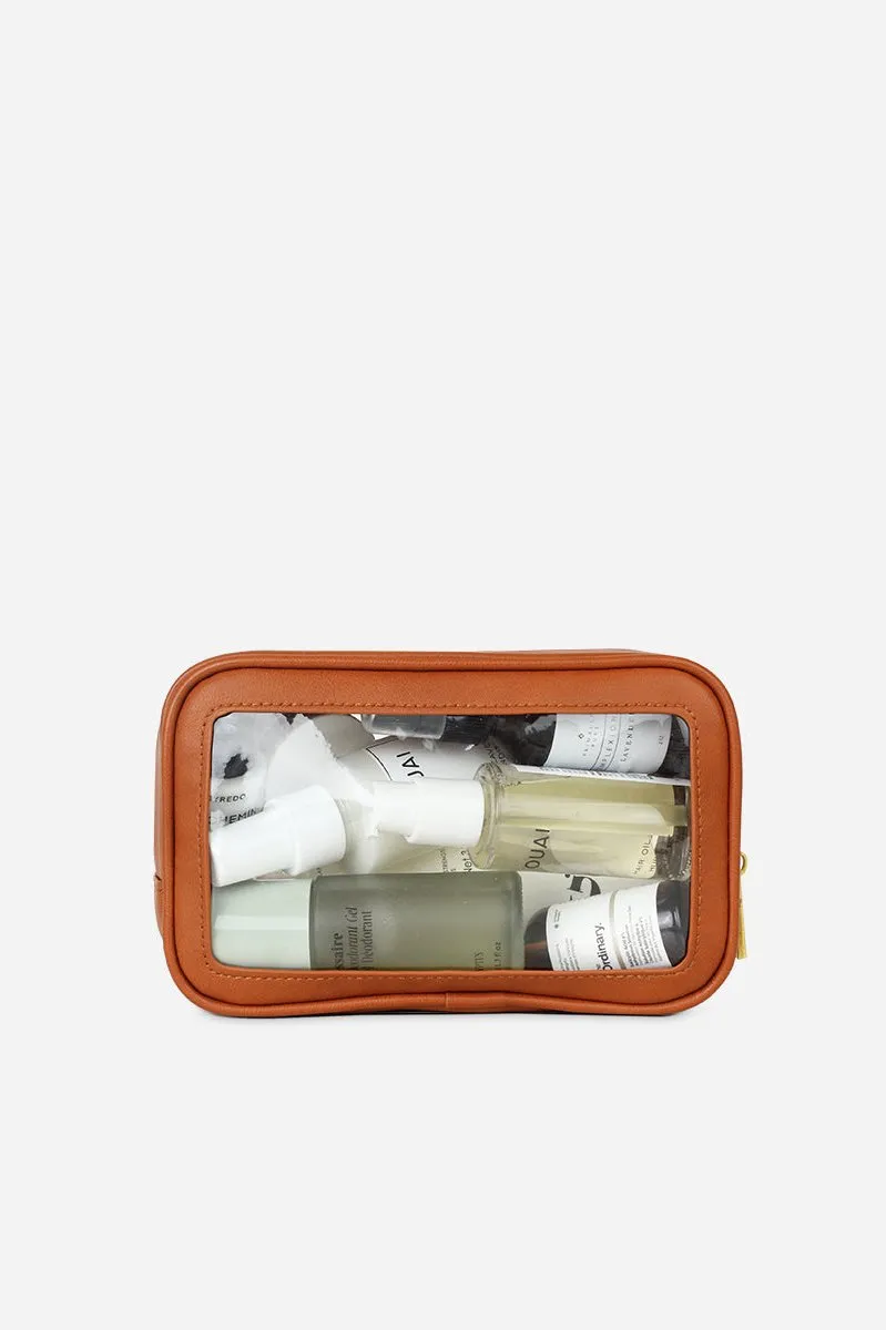 The Toiletry Case Small - Brown